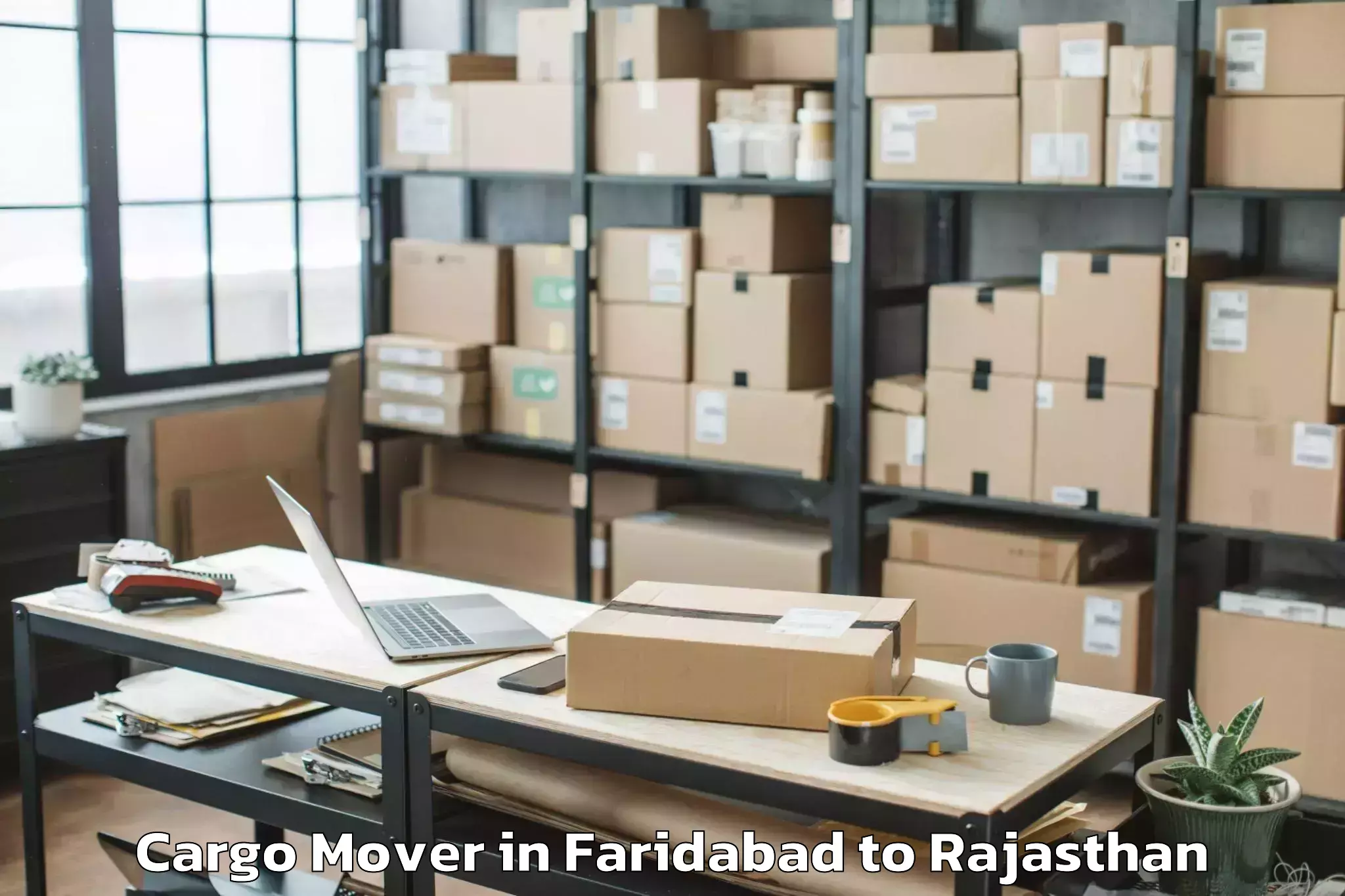 Get Faridabad to Pachpahar Cargo Mover